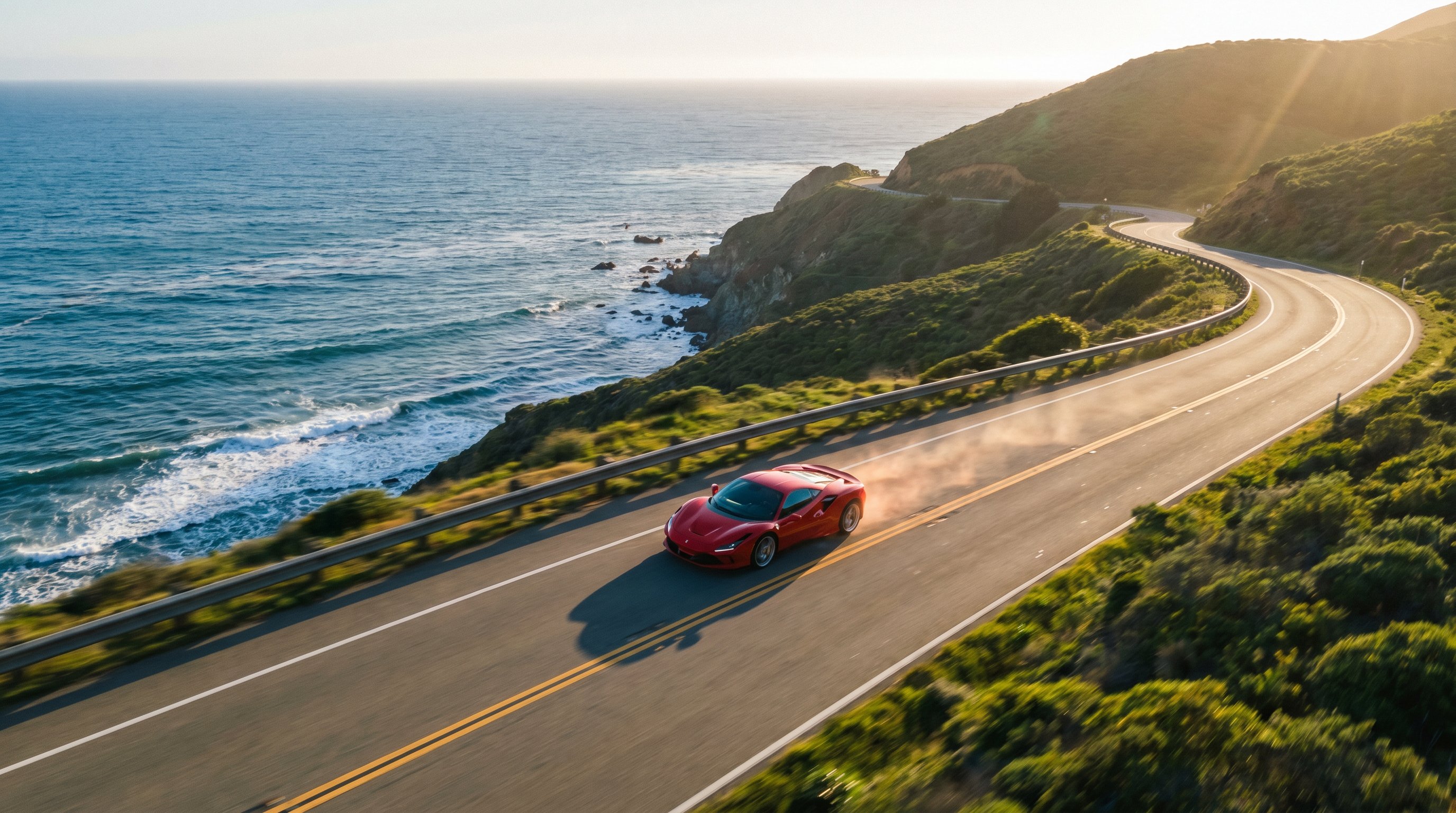 茄子视频跑车视频：海岸线自驾
